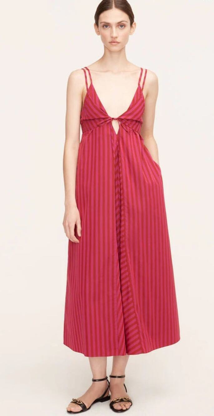 Rebecca Taylor Marseille Striped Dress Sz 2